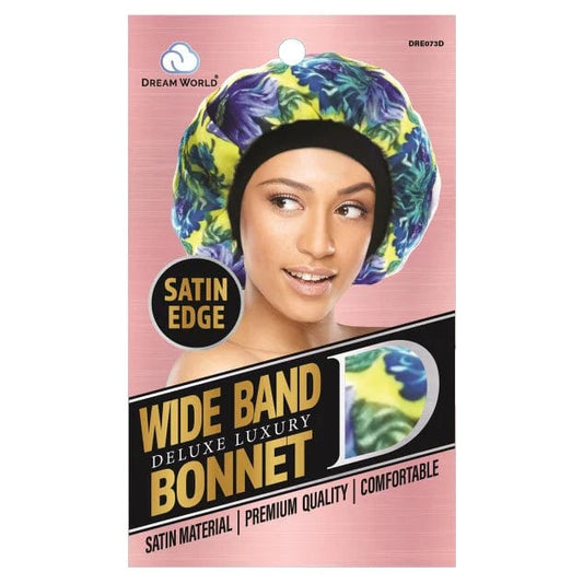 Dream World - Bonnet en Satin Bande XL Design - DRE073D - Dream World - Ethni Beauty Market