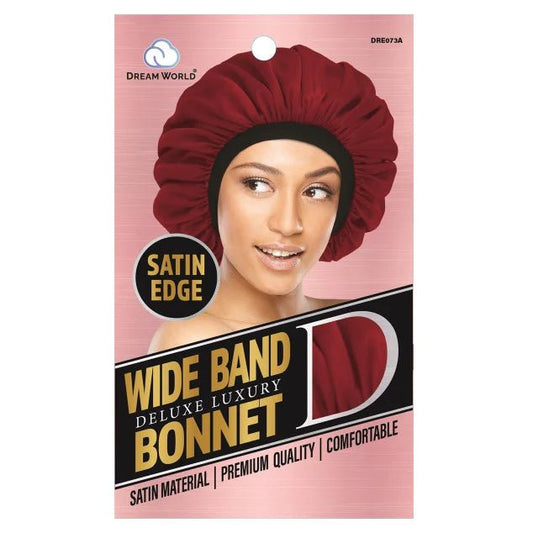 Dream World - XL Satin Band Bonnet - DRE073A - Dream World - Ethni Beauty Market