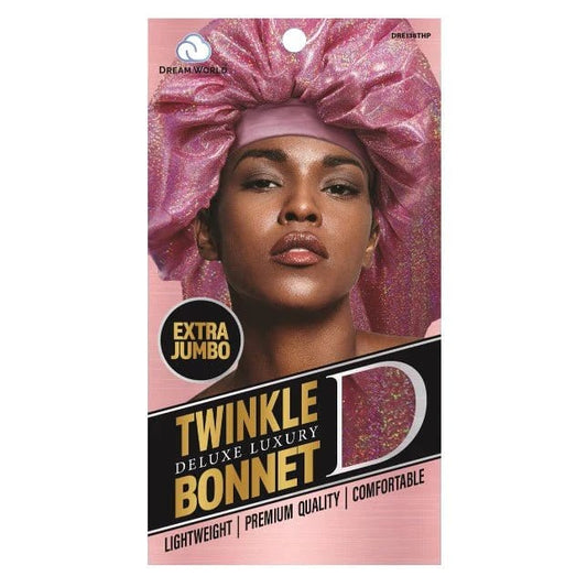 Dream World - Bonnet en satin pour femmes- Rose DRE136THP - Dream World - Ethni Beauty Market