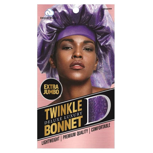 Dream World - Bonnet en satin pour femmes- Violet DRE136THPP - Dream World - Ethni Beauty Market