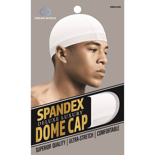 Dream World - Men's M-Dome Hat White - One Size - DRE030W - Dream World - Ethni Beauty Market