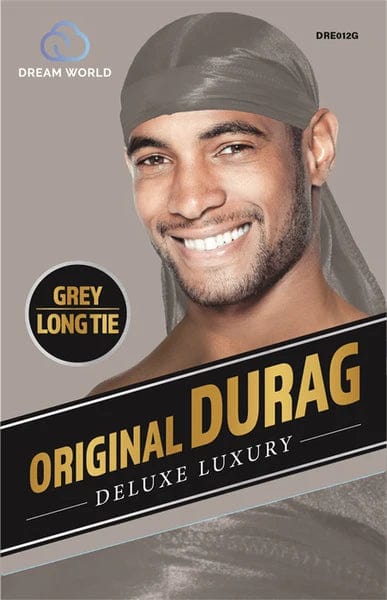 Dream World - Gray Men's Durag - One Size - DRE012G - Dream World - Ethni Beauty Market