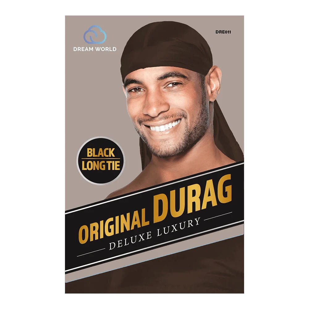 Dream World  - Durag Homme Noir - Taille Unique DRE011 - Dream World - Ethni Beauty Market