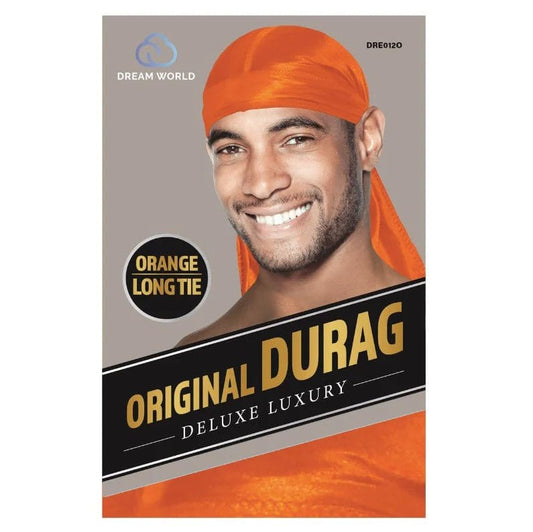 Dream World  - Durag Homme Orange - Taille Unique - DRE012O - Dream World - Ethni Beauty Market