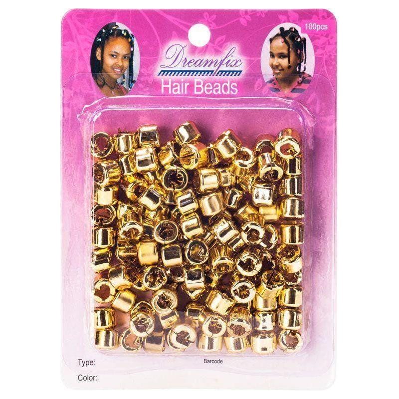 Dreamfix - Perles pour cheveux "colorées" - 100 pcs (différents coloris) - Dreamfix - Ethni Beauty Market
