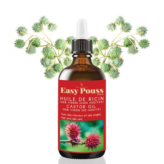 Easy Pouss - 100% Virgin Castor Oil (No Additives) - 100ml - Easy Pouss - Ethni Beauty Market