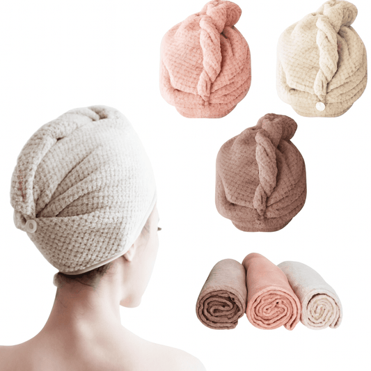 Turban Twist Douche en microfibre de séchage - Ethni Beauty Market - Ethni Beauty Market