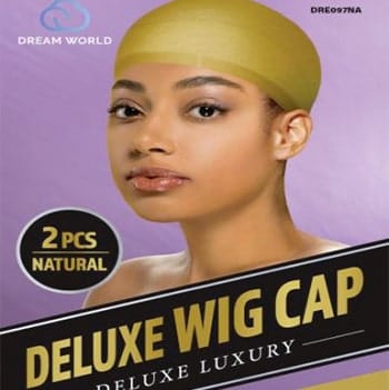 Bonnet sous perruque  de couleur naturelle DRE097NB - 2 pcs - Dream World - Ethni Beauty Market