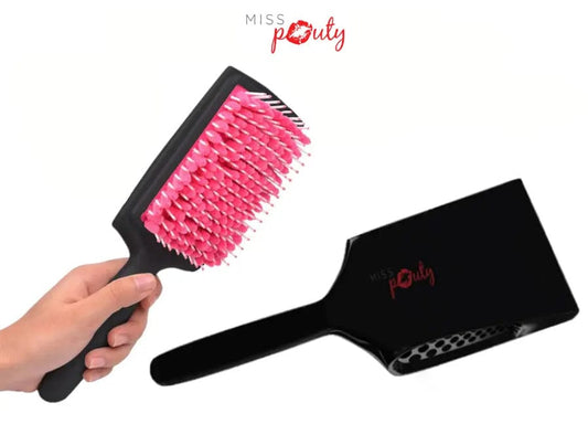 Miss Pouty - Large, quick-drying microfiber hairbrush - Miss Pouty - Ethni Beauty Market