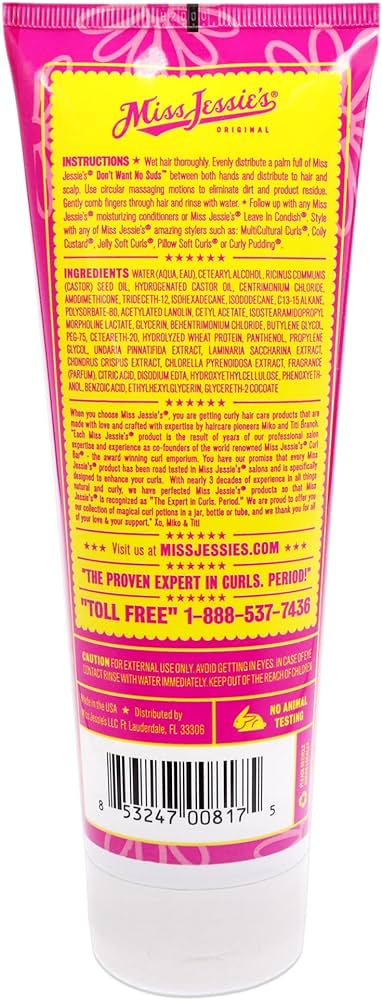 Miss Jessie's - Shampoo without foam "Don't want no suds" - 250 ml - Miss Jessie's - Ethni Beauty Market