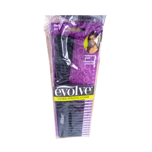 Evolve - Peigne Ultra Stylisant Noir "Ultra Styling Comb Black" #415 - Evolve - Ethni Beauty Market