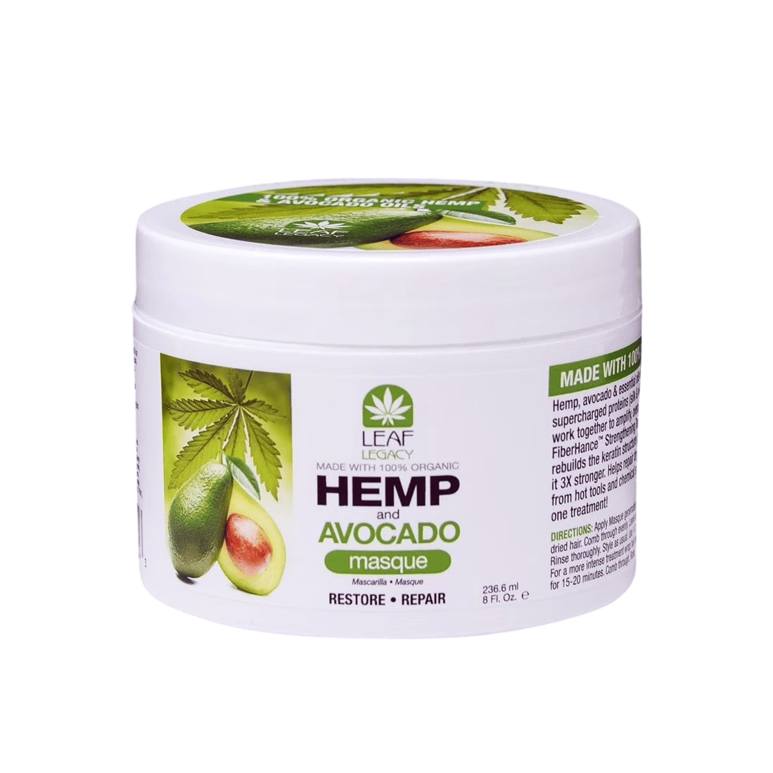 Fantasia IC - Masque Réparateur "HEMP & AVOCADO Restore Repair" - 236.6 ml - Fantasia IC - Ethni Beauty Market