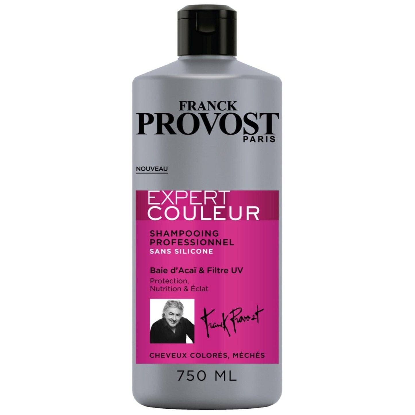 Franck Provost -Shampoing Professionnel Expert Couleur Protection & Éclat Des Cheveux Colorés 750ml - Franck Provost - Ethni Beauty Market