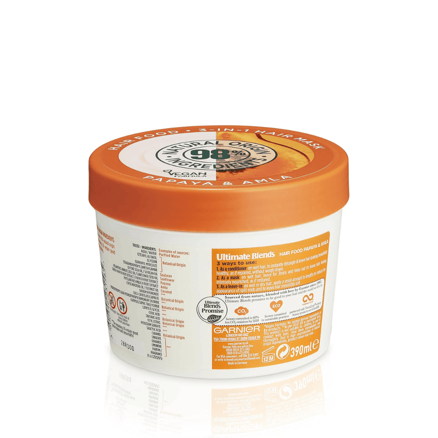 Garnier - Ultimate Blends- Masque soin à la Papaye et Amla 3-in-1 vegan 390ml - Garnier - Ethni Beauty Market
