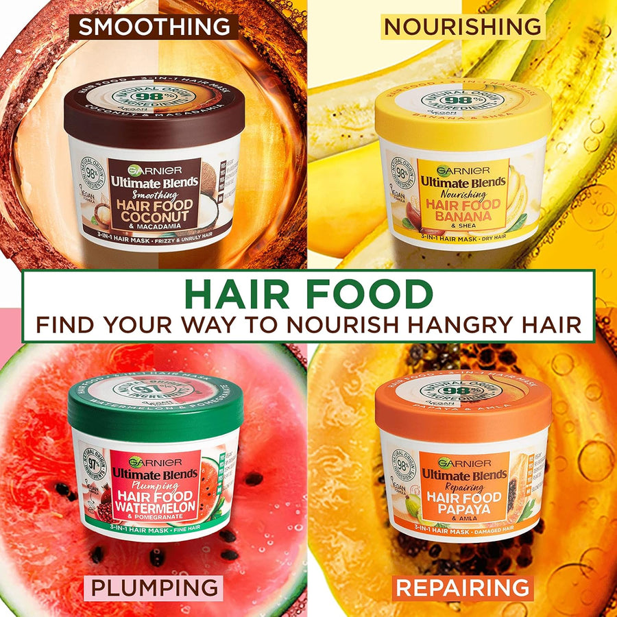 Garnier - Ultimate Blends- Masque soin à la Papaye et Amla 3-in-1 vegan 390ml - Garnier - Ethni Beauty Market