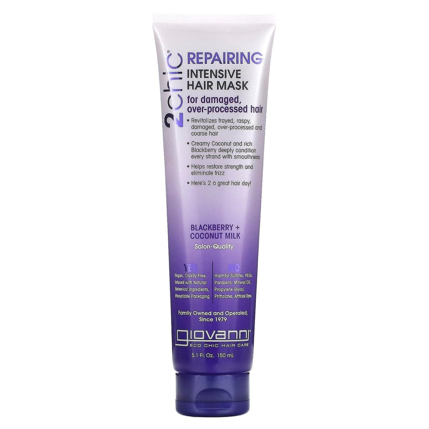 Giovanni - Masque capillaire intensif 2chic ( 2 Chic Intensive Hair Mask) - 250ml - Giovanni - Ethni Beauty Market