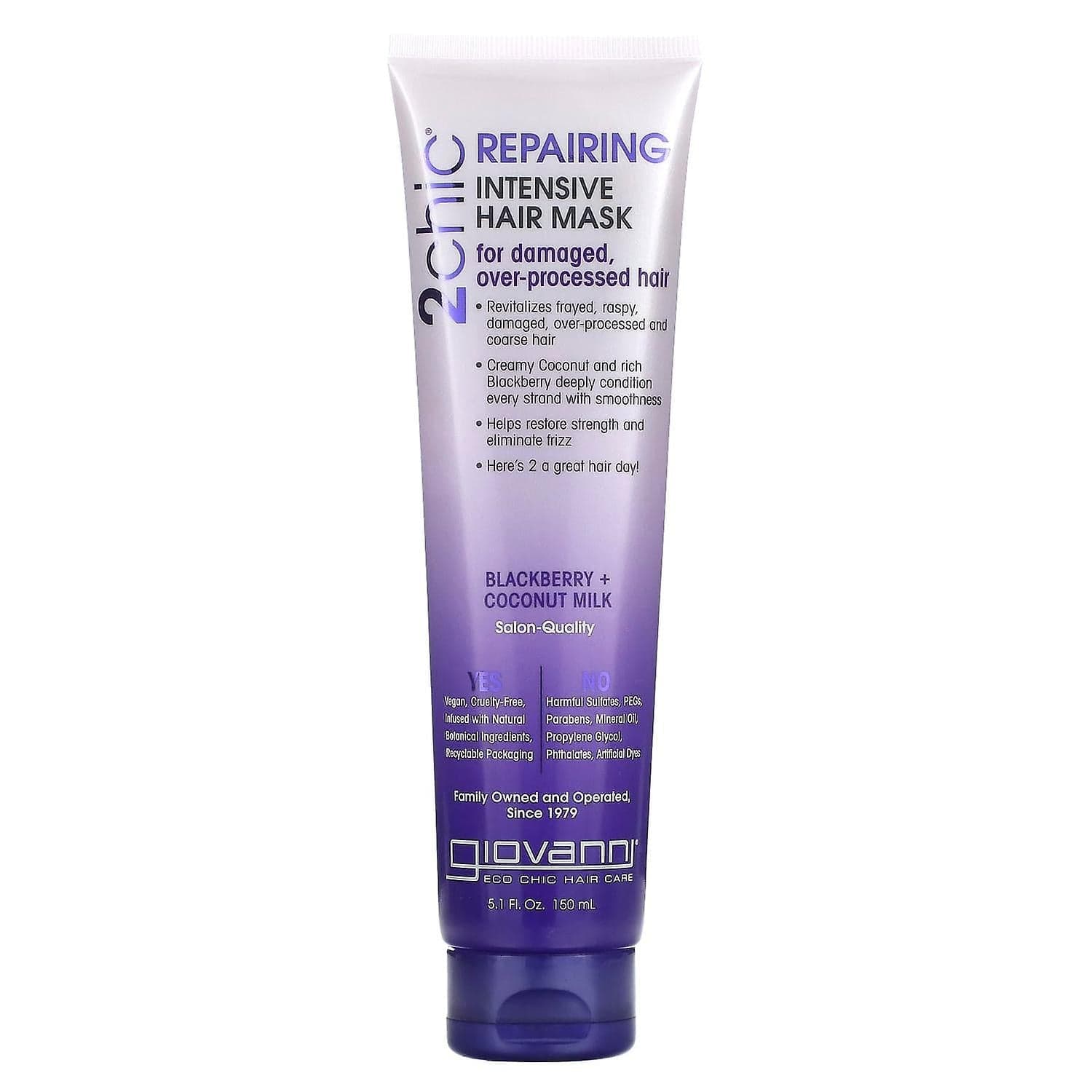 Giovanni - Masque capillaire intensif 2chic ( 2 Chic Intensive Hair Mask) - 250ml - Giovanni - Ethni Beauty Market