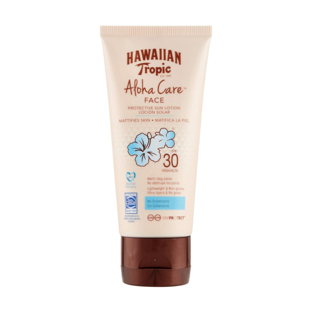 Hawaiian Tropic Crème Solaire Hawaiian Tropic Aloha Care Face - Crème Solaire SPF30  "Protective Sun Lotion" 90ml