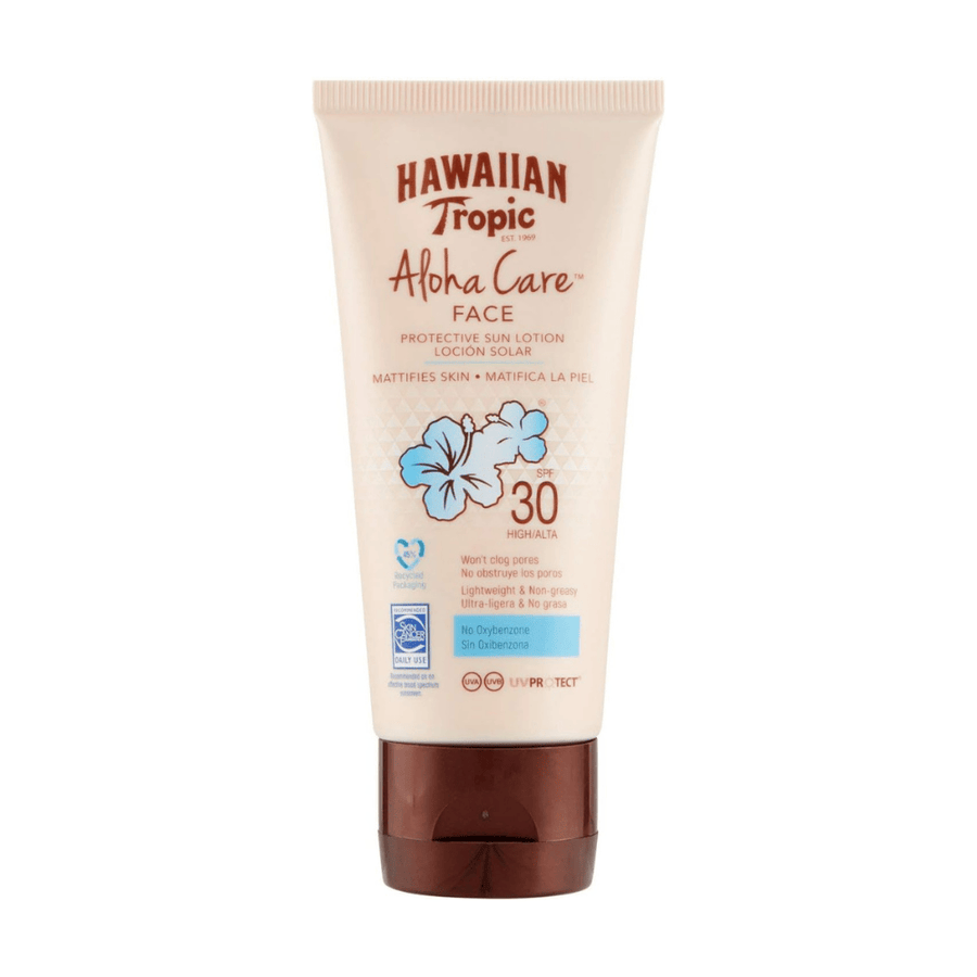 Hawaiian Tropic Aloha Care Face - Crème Solaire SPF30 "Protective Sun Lotion" 90ml - Hawaiian Tropic - Ethni Beauty Market