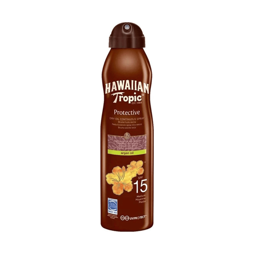 Hawaiian Tropic Huile bronzante Hawaiian Tropic - Huile Brume d'Argan SPF15 177ml