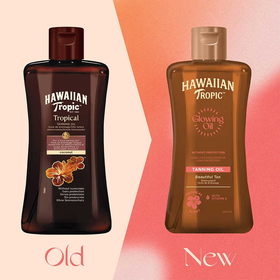 Hawaiian Tropic - Huile De Bronzage "Glowing Oil Tanning Oil" 200ml - Hawaiian Tropic - Ethni Beauty Market
