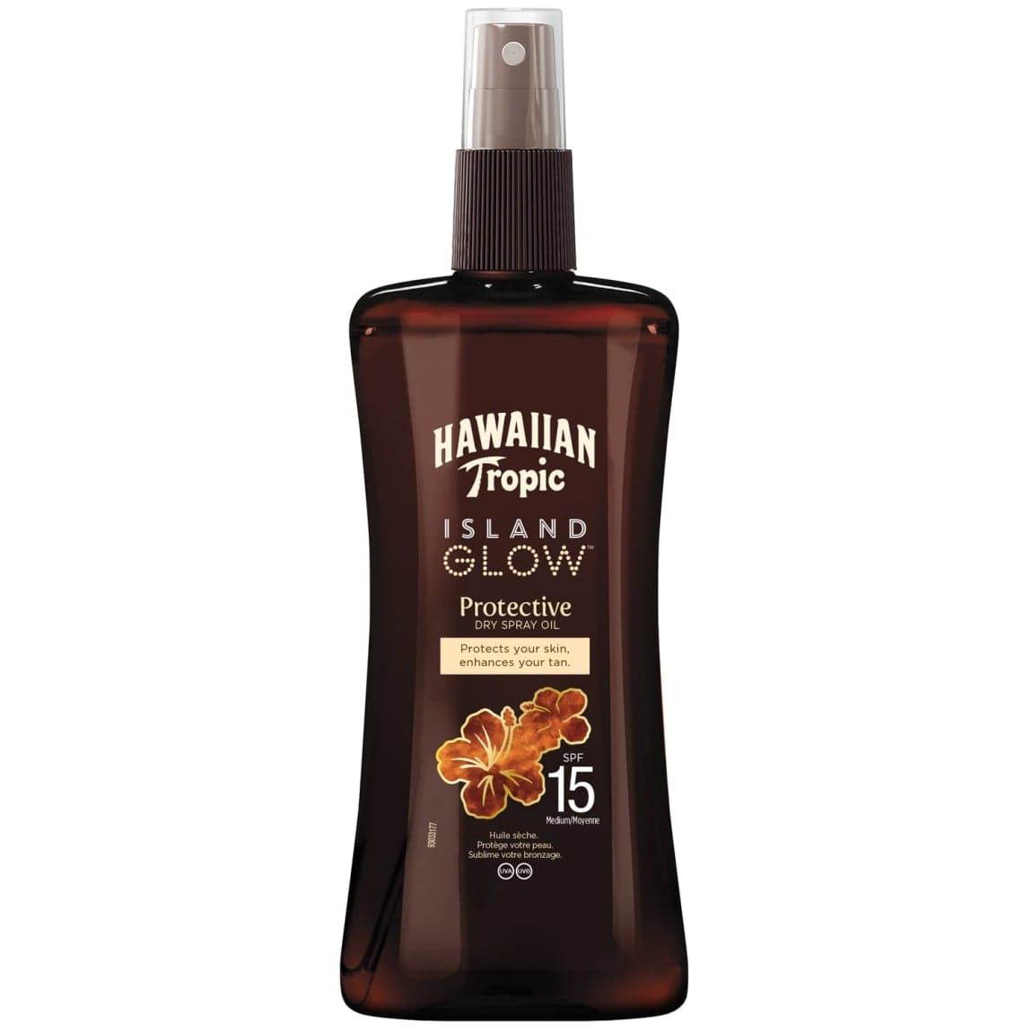 Hawaiian Tropic Huile bronzante Hawaiian Tropic - Island Glow Protective SPF15 "Dry Spray Oil" 200ml