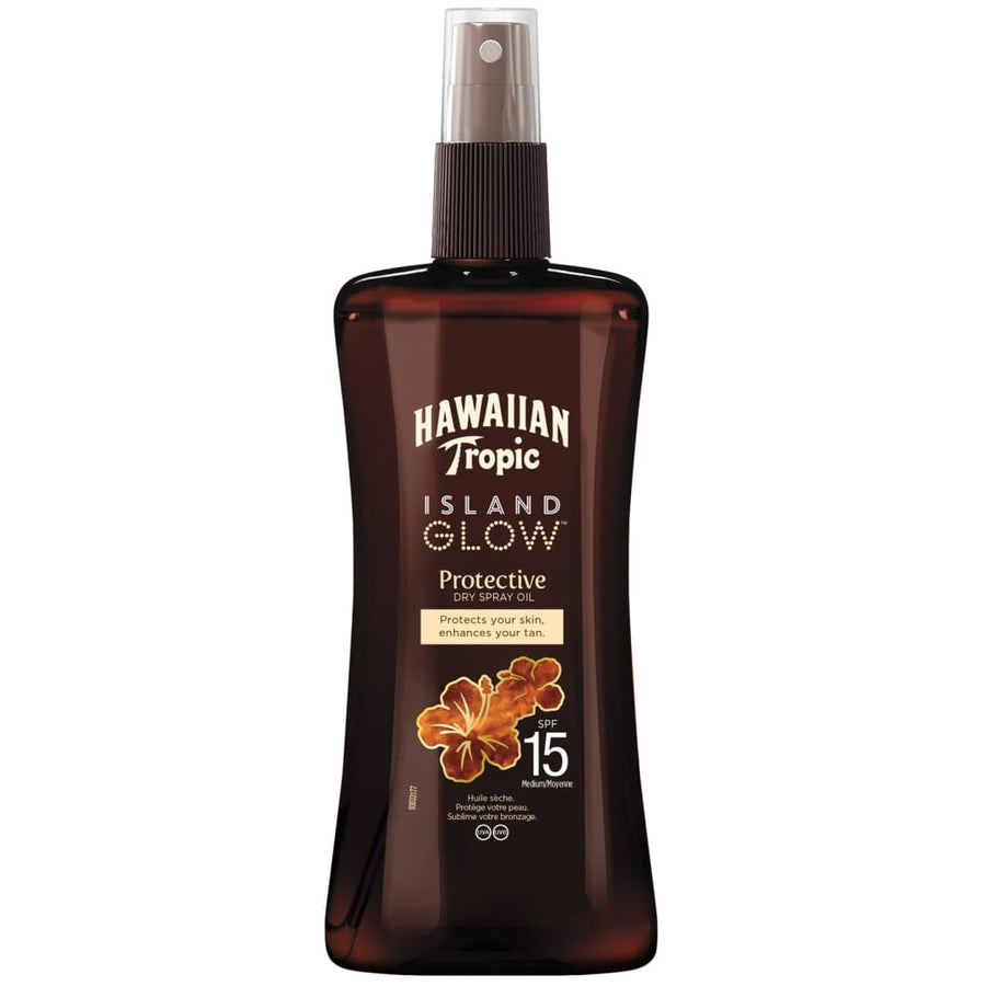 Hawaiian Tropic - Island Glow Protective SPF15 "Dry Spray Oil" 200ml - Hawaiian Tropic - Ethni Beauty Market