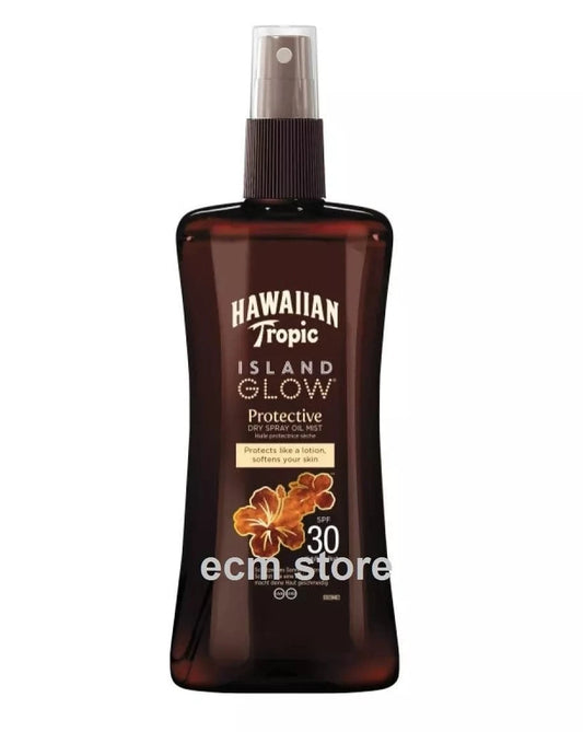 Hawaiian Tropic - Island Glow Protective SPF15 "Dry Spray Oil" 200ml - Hawaiian Tropic - Ethni Beauty Market