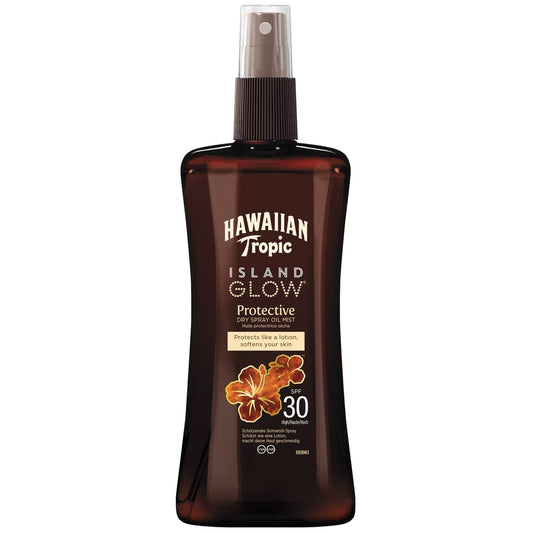 Hawaiian Tropic Huile bronzante Hawaiian Tropic - Island Glow Protective SPF30 "Dry Spray Oil" 200ml