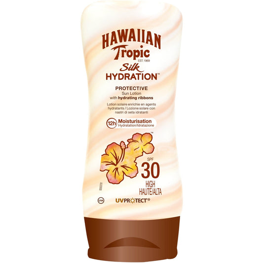 Hawaiian Tropic - Protective moisturizing lotion SPF 30 - Silk hydration - 180ml - Hawaiian Tropic - Ethni Beauty Market