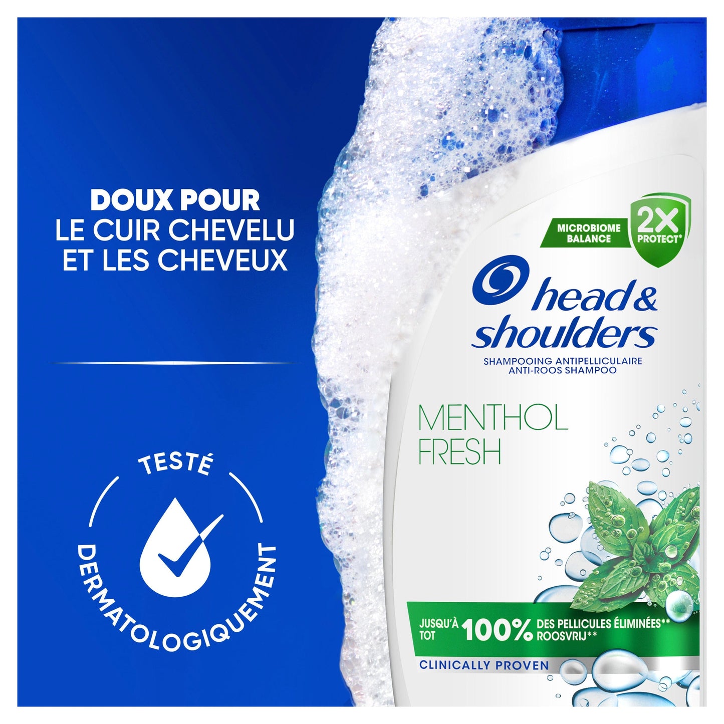 Head & Shoulders Shampoing Head & Shoulders Shampoing antipelliculaire Menthe Fresh 285ml
