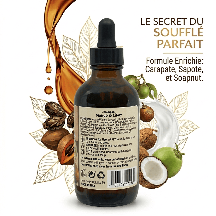 Jamaican Mango & Lime - Black Castor Oil with Coconut Oil - 118 ml - Jamaican Mango & Lime - Ethni Beauty Market