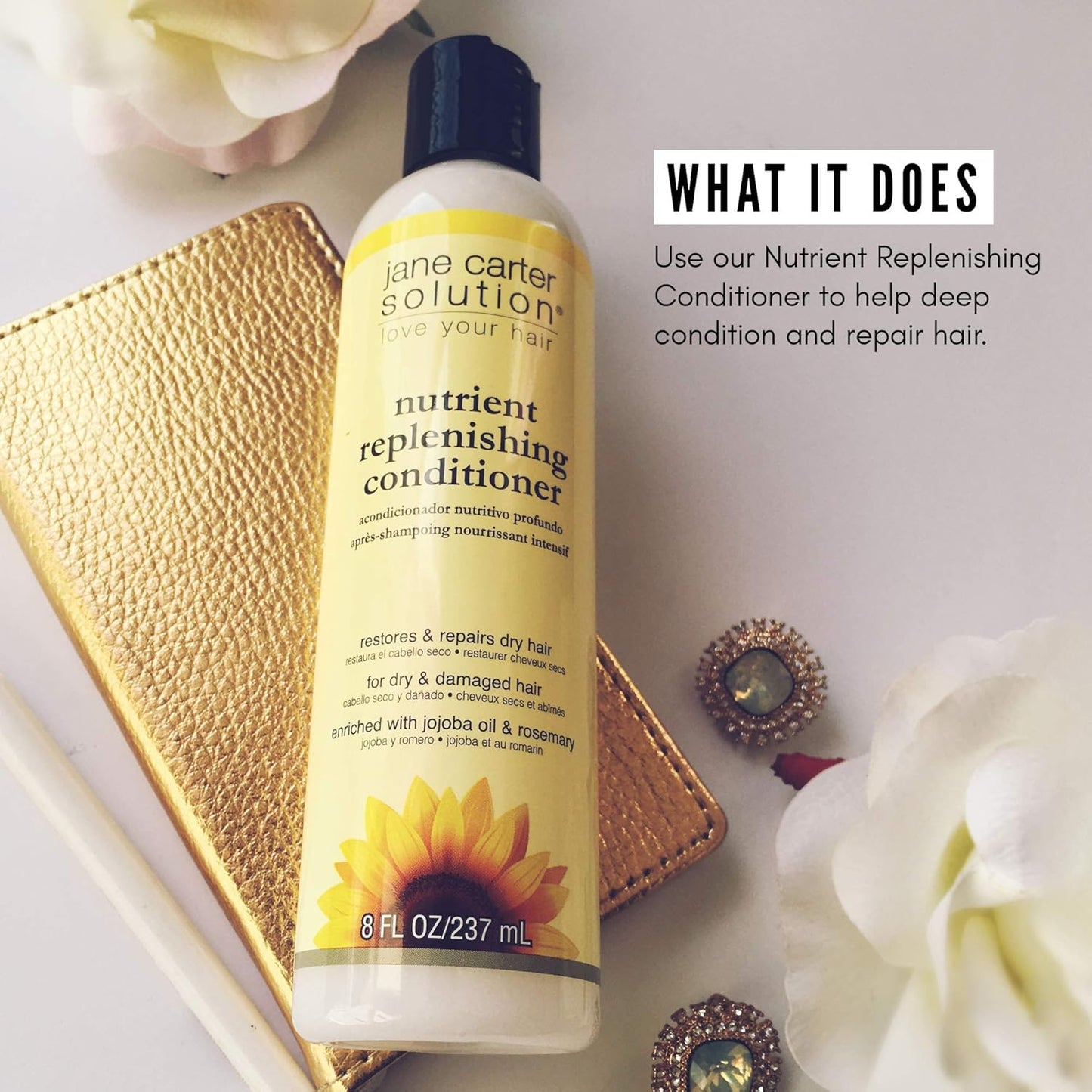 Jane Carter - Après-shampoing - Nutrient replenishing conditioner - 237ml - Jane Carter - Ethni Beauty Market