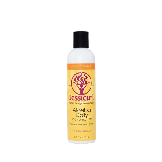 Jessicurl - Après-shampoing revitalisant pour cheveux fins Aloeba Daily Conditioner - 237ml (plusieurs fragrances) - Jessicurl - Ethni Beauty Market