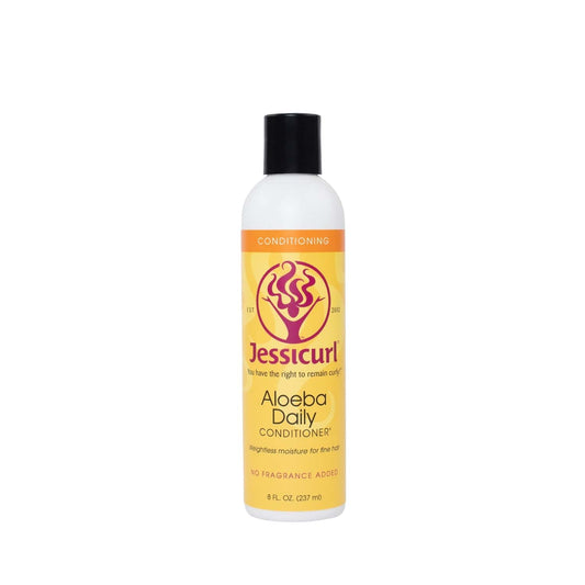 Jessicurl - Après-shampoing revitalisant pour cheveux fins Aloeba Daily Conditioner - 237ml (plusieurs fragrances) - Jessicurl - Ethni Beauty Market