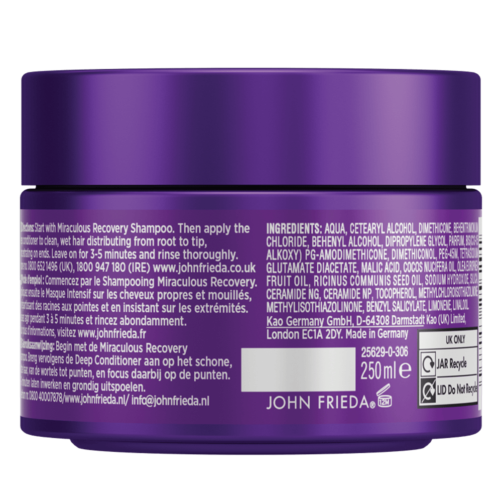 John Frieda - Frizz ease - Masque "intensif" - 150ml - John Frieda - Ethni Beauty Market