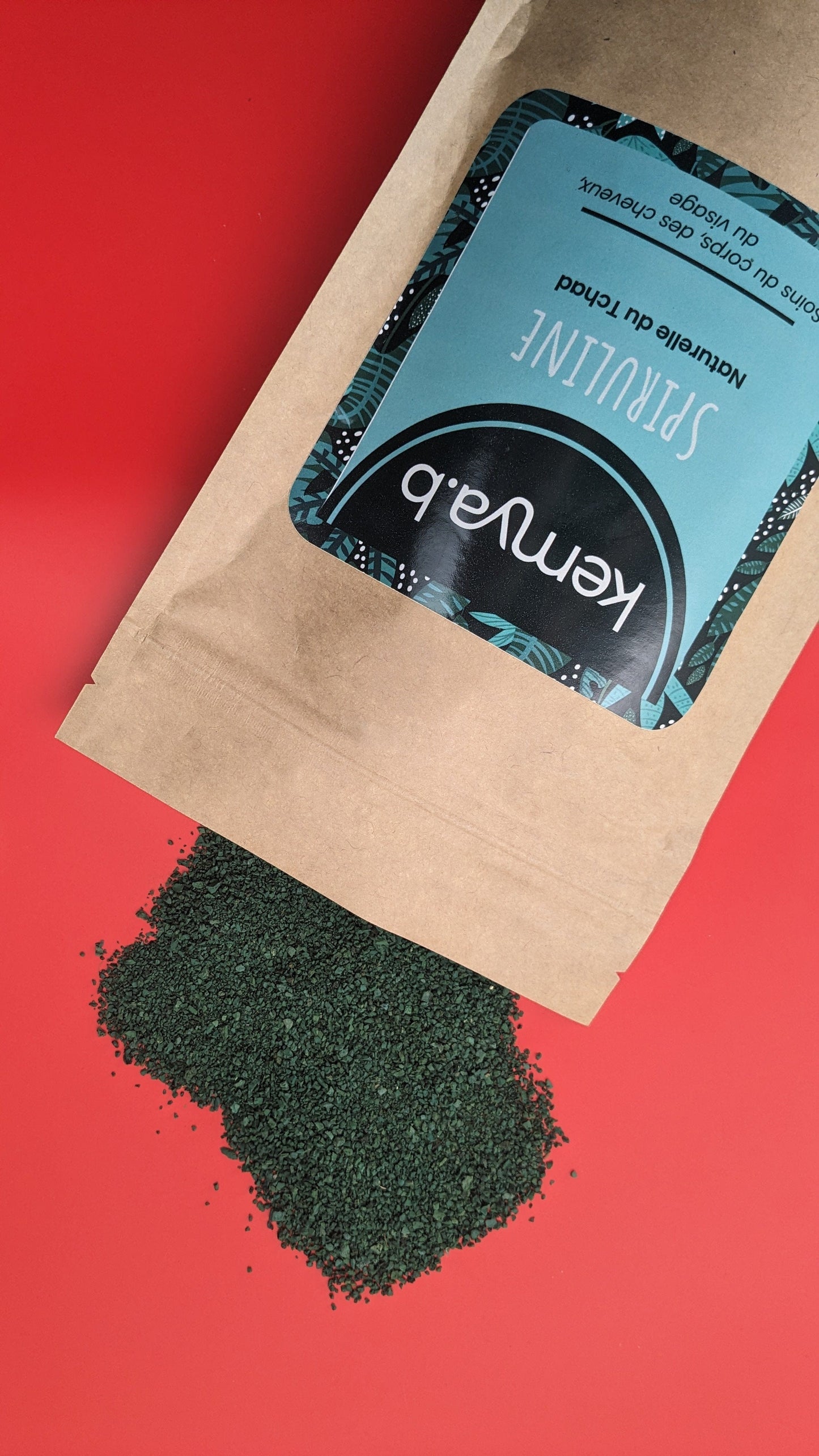 Kemya.b - Spiruline en poudre "du Tchad" - 200g - Kemya.b - Ethni Beauty Market