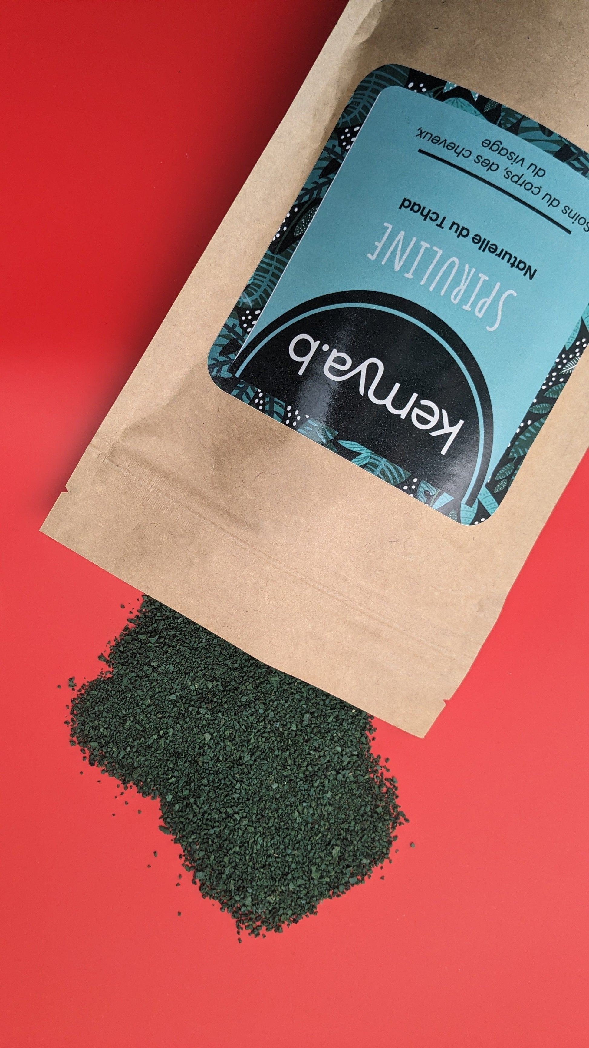 Kemya.b - Spiruline en poudre "du Tchad" - 200g - Kemya.b - Ethni Beauty Market