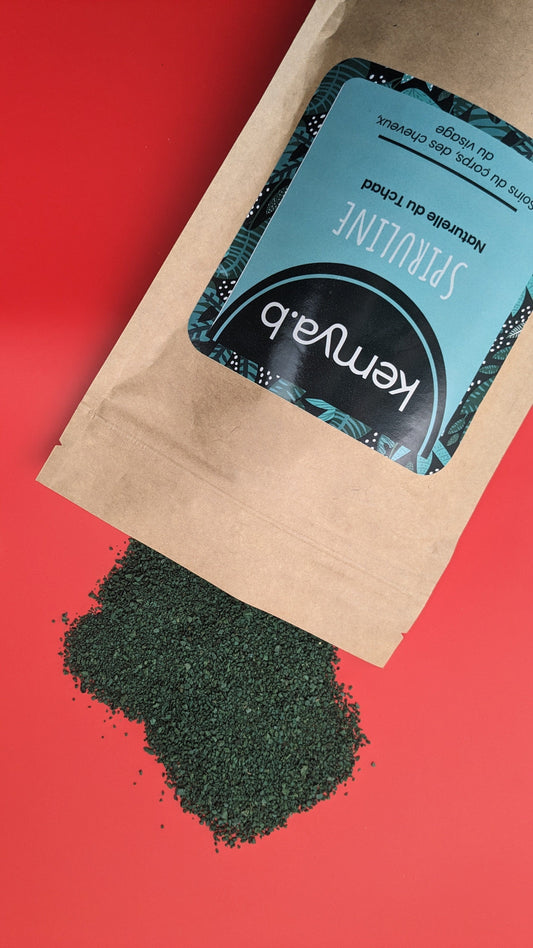 Kemya.b - Spiruline en poudre "du Tchad" - 200g - Kemya.b - Ethni Beauty Market