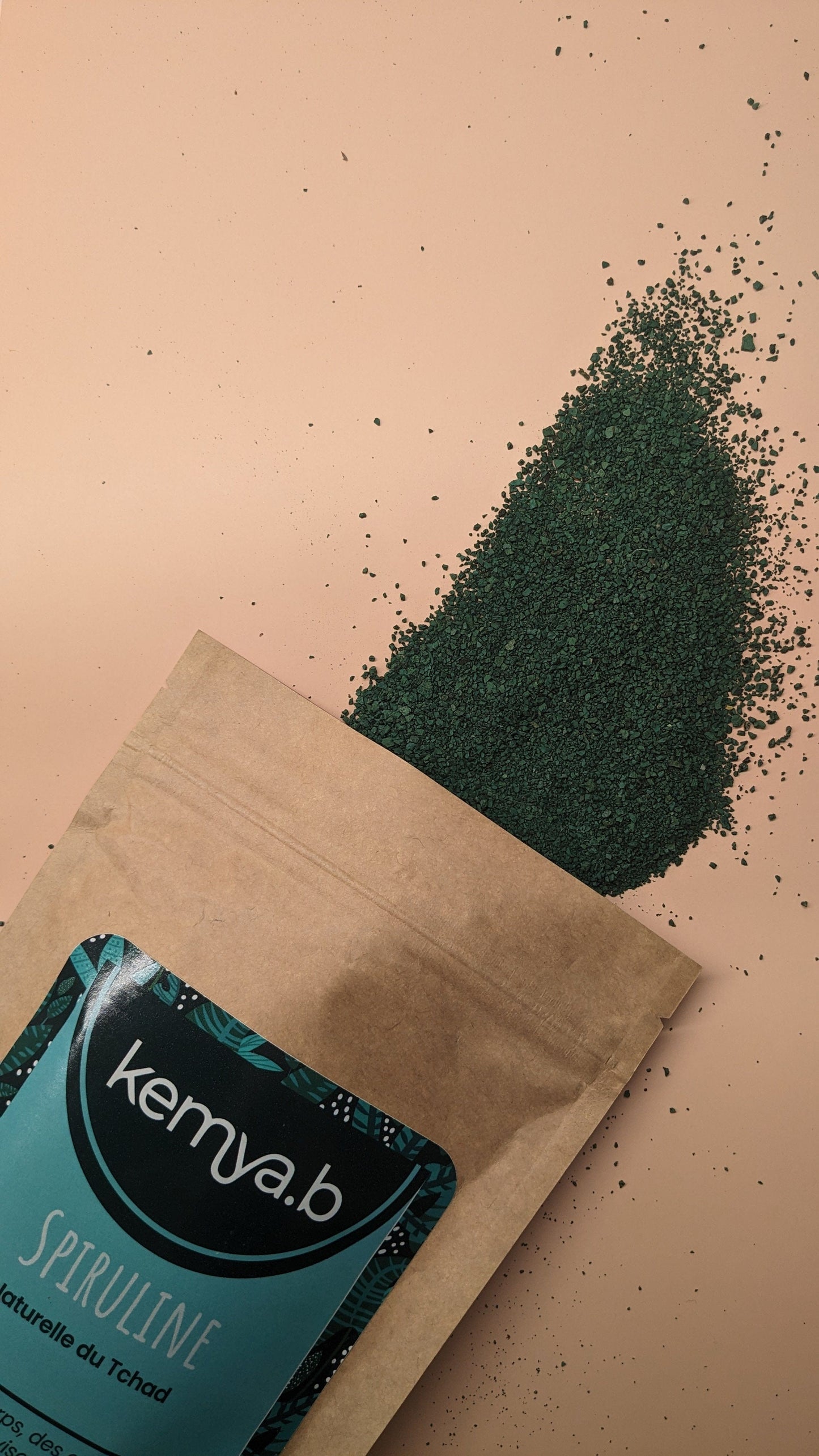 Kemya.b - Spiruline en poudre "du Tchad" - 200g - Kemya.b - Ethni Beauty Market