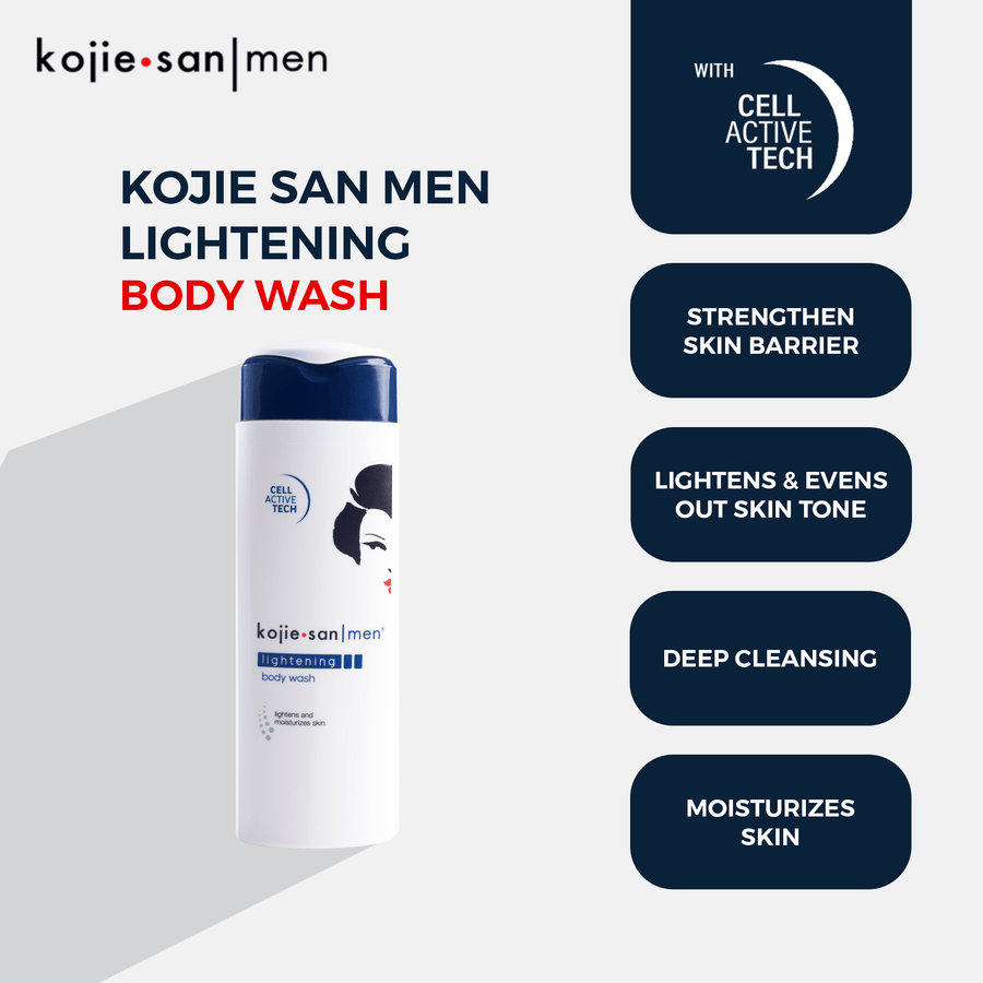 Kojie San - Men - Gel douche éclaircissant "lightening" - 300ml - Kojie San - Ethni Beauty Market