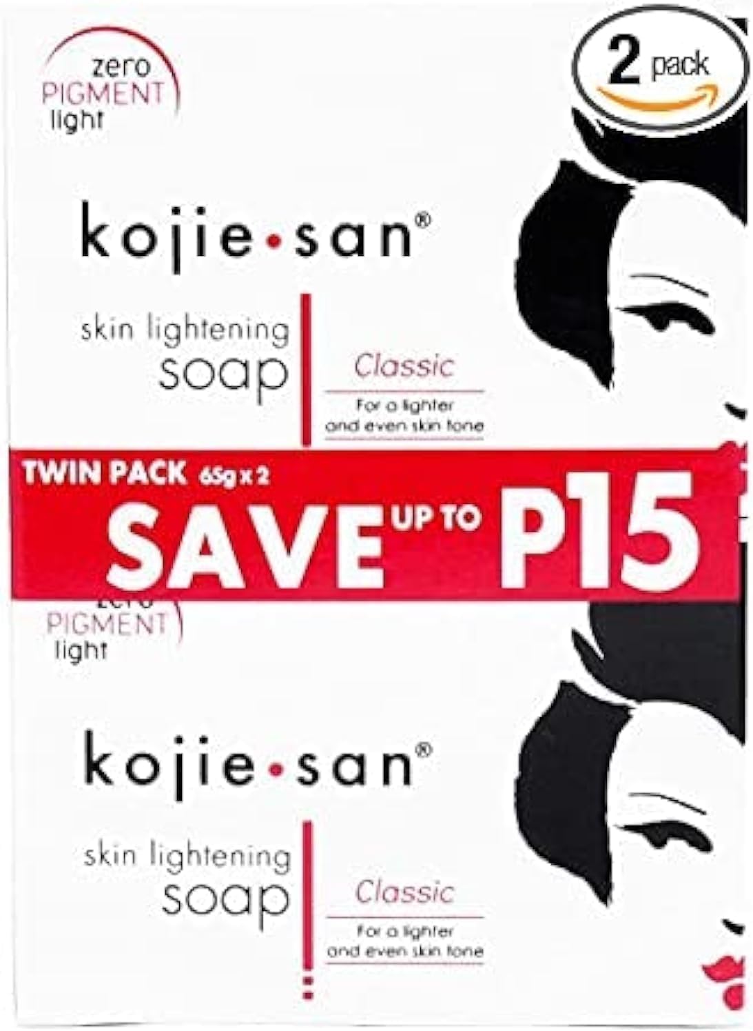 Kojie San - Savons éclaircissants (2 pcs) - 130gr - Kojie San - Ethni Beauty Market