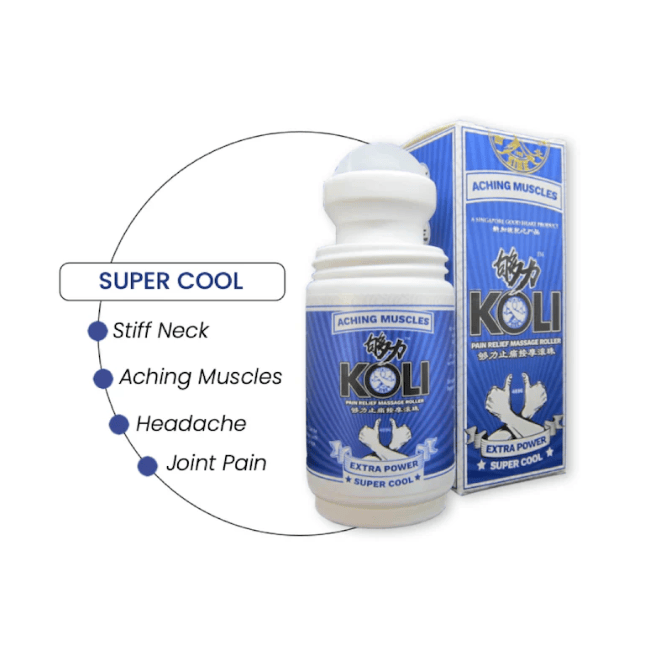 Koli - Super Pain Relief Massage Roller Super Cool - 60 ml - Koli - Ethni Beauty Market