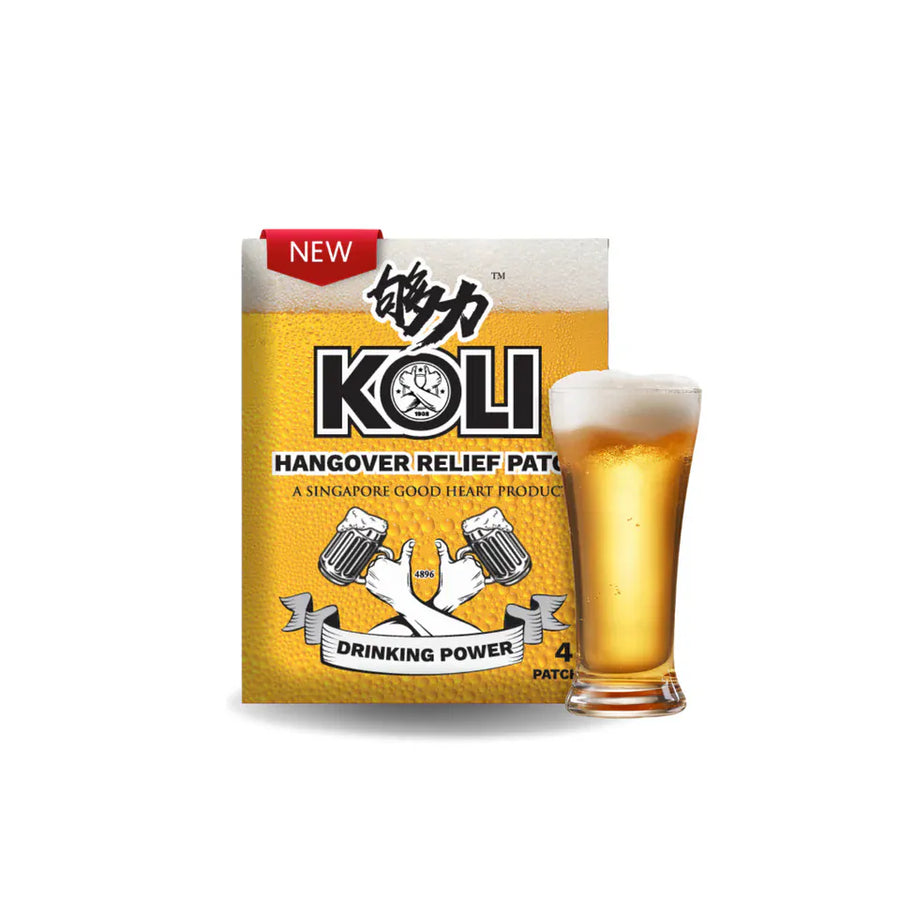 Koli-Patch - Anti-Gueule de Bois "Hangover Relief Patch-Drinking Power"- 4 Patches - Koli - Ethni Beauty Market