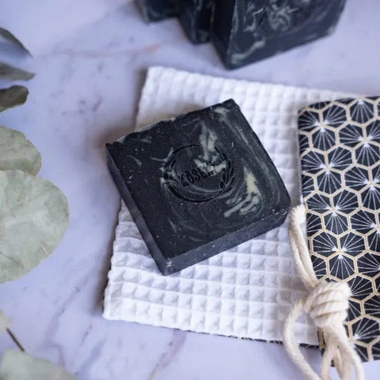 Kuro Activated Charcoal and Tea Tree Soap - 100g - Koseki La Pierre Parfumée - Ethni Beauty Market