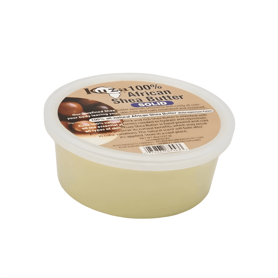 Kuza – Beurre de Karité africain 100% pur (blanc & solide) – 227 g - Kuza - Ethni Beauty Market