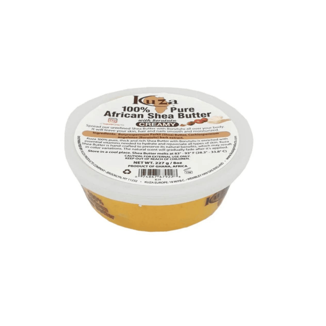 Kuza - Beurre de Karité africain 100% pur (Borututu & Crémeux) – plusieurs contenances - Kuza - Ethni Beauty Market