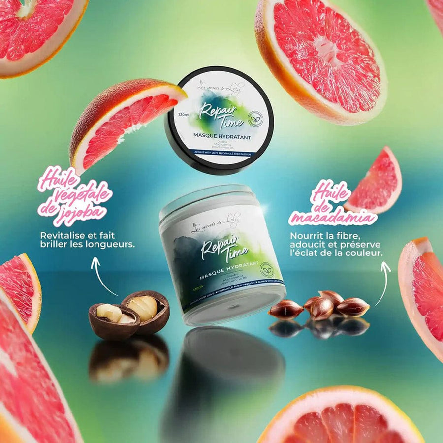 Les Secrets de Loly - Masque nourrissant "Repair time" - 230 ML - Les Secrets de Loly - Ethni Beauty Market