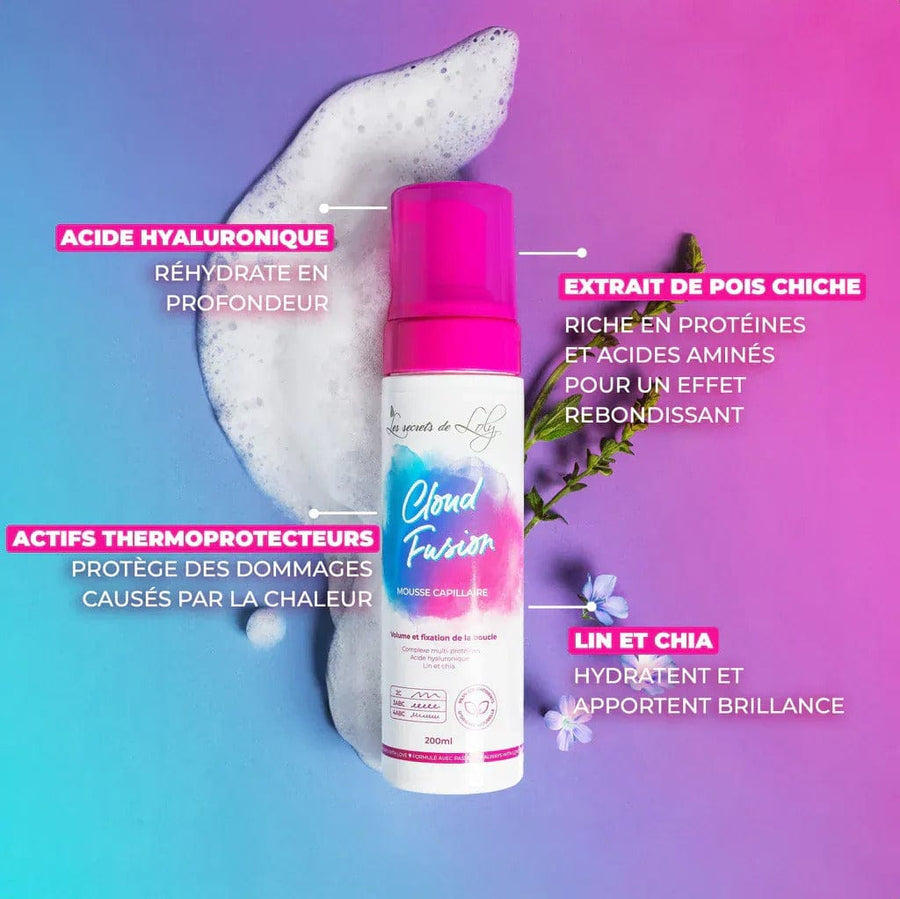 Les Secrets de Loly - Mousse Capillaire "Cloud Fusion" 200ml - Les Secrets de Loly - Ethni Beauty Market