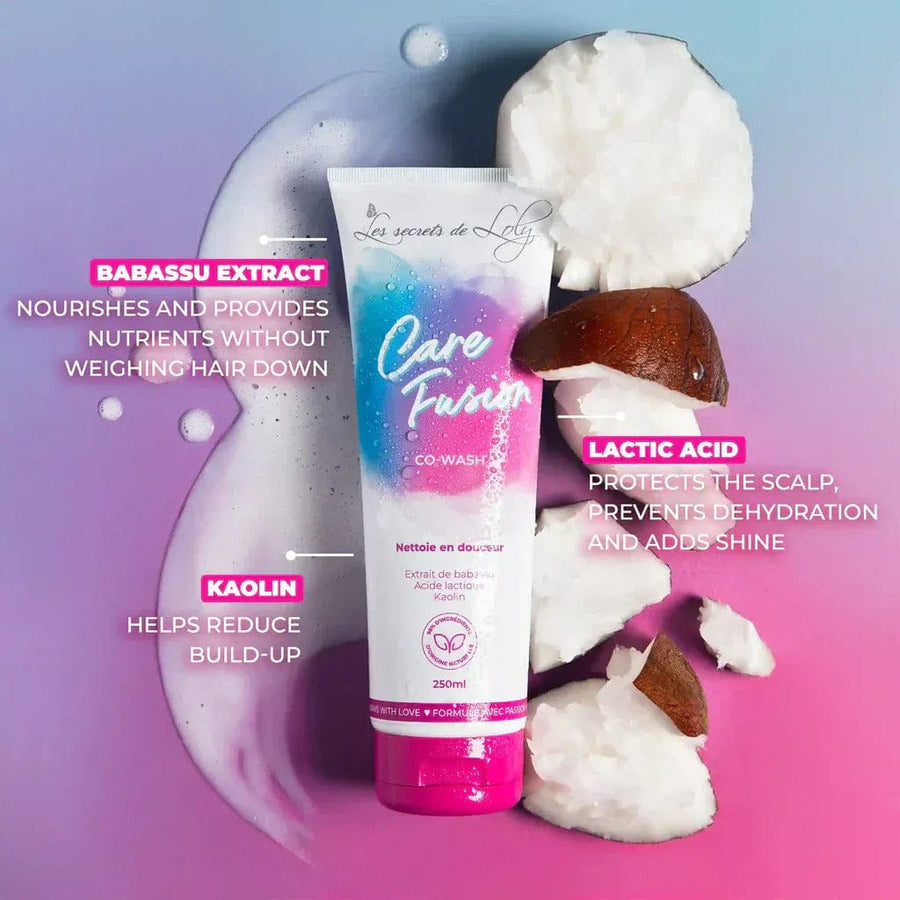 Les secrets de loly - Shampooing-crème "Care Fusion Co-Wash" 250ml - Les Secrets de Loly - Ethni Beauty Market